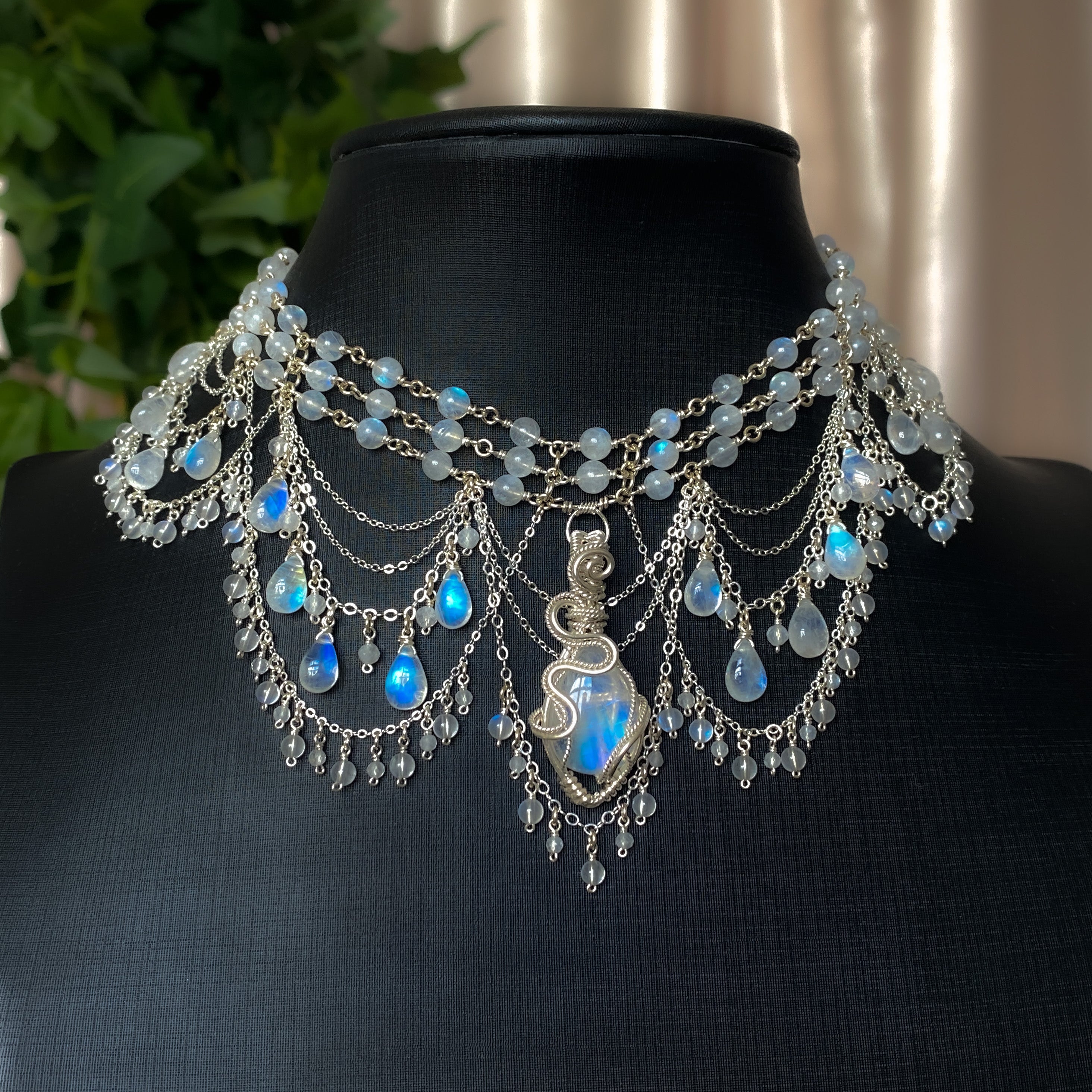 Victorian Beaded Choker Necklace