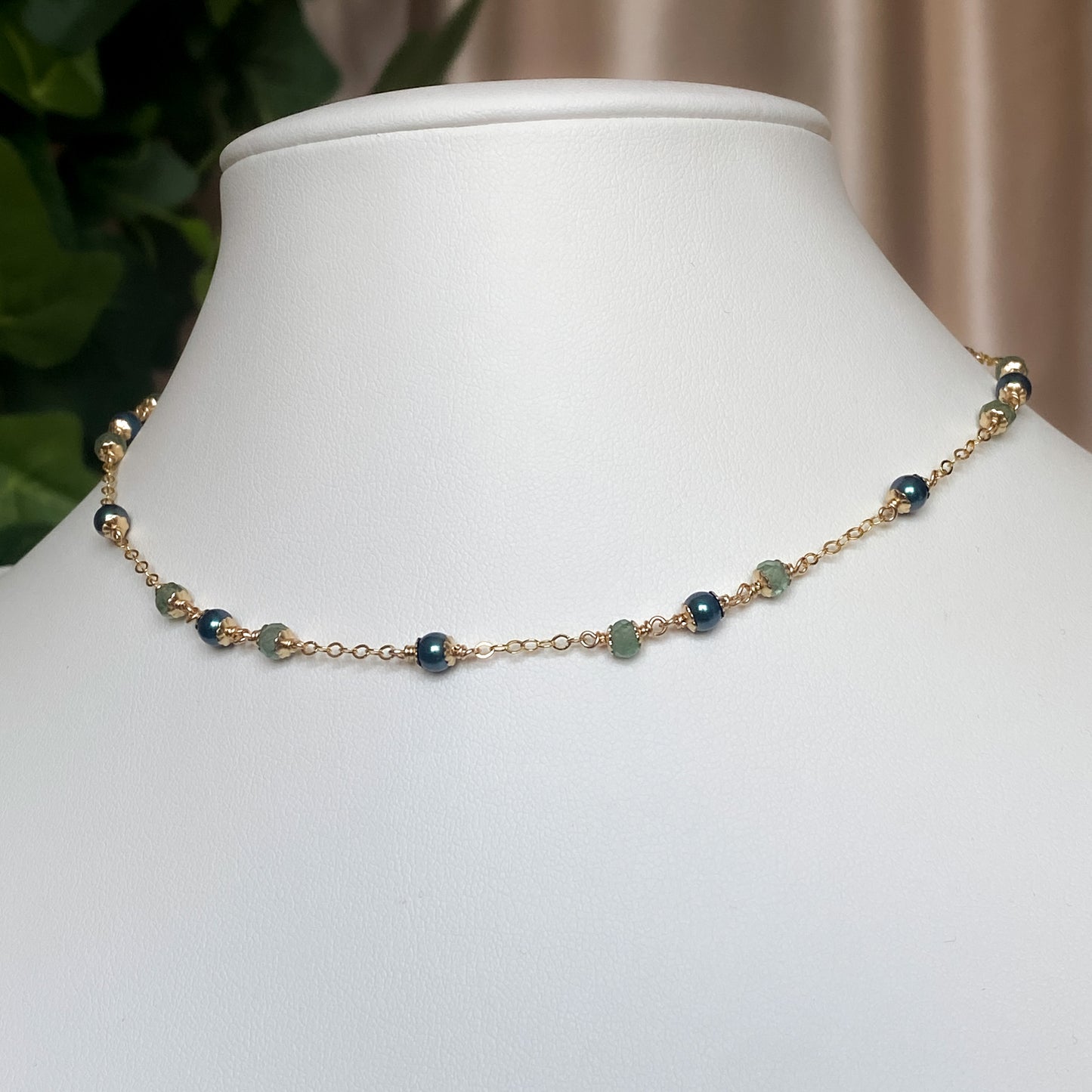 Lagoon Mermaid ~ Satellite Chain Choker