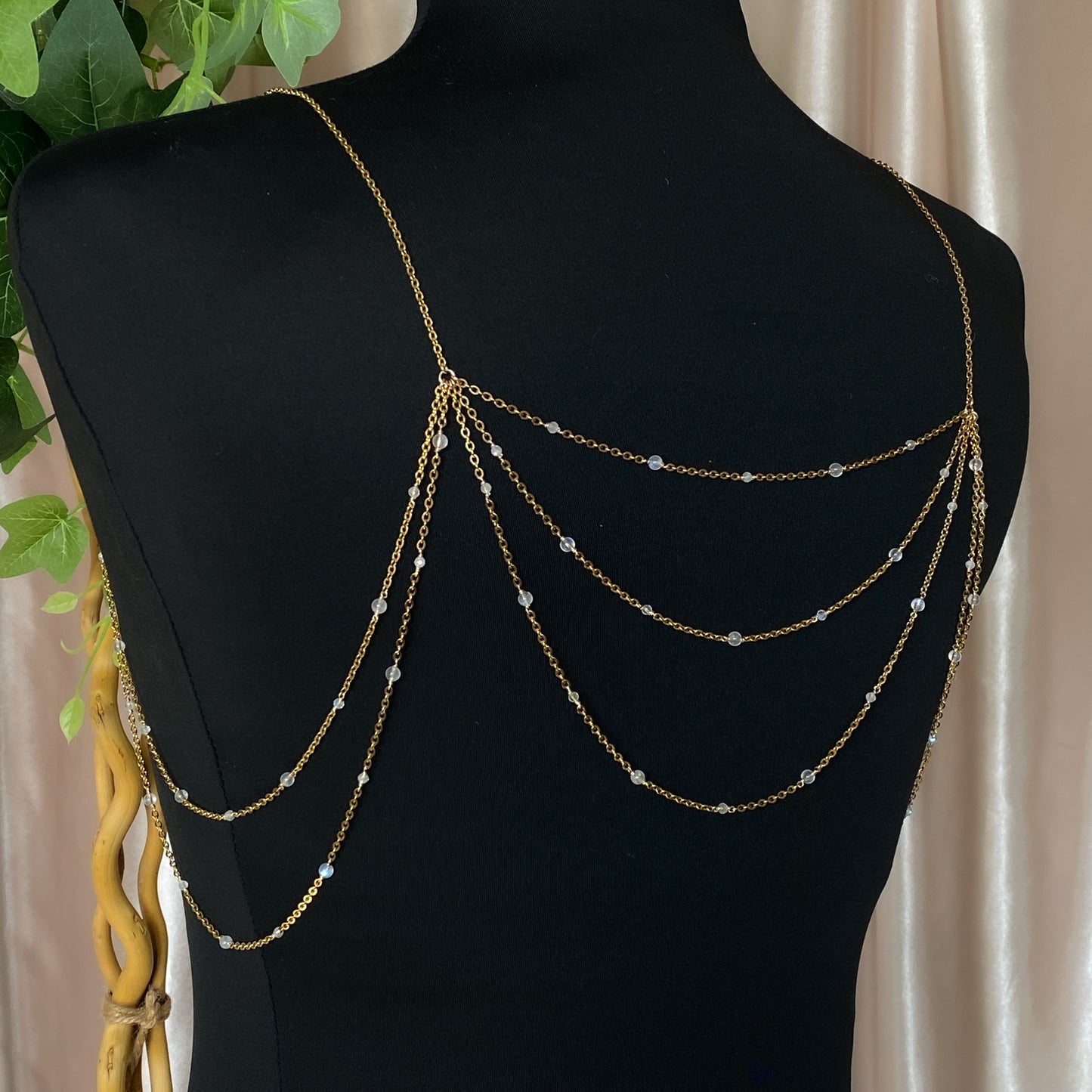 Celestine ~ Shoulder Necklace