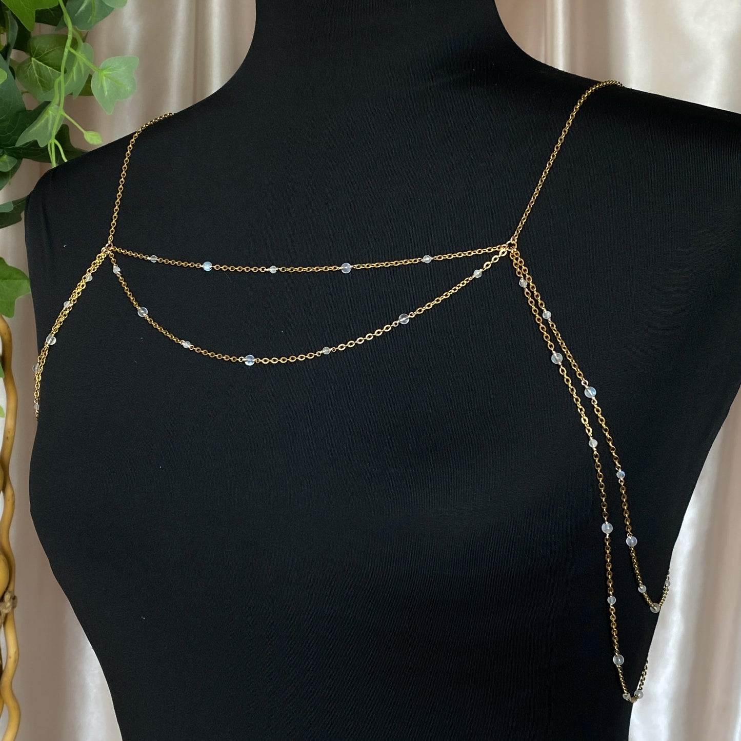 Celestine ~ Shoulder Necklace