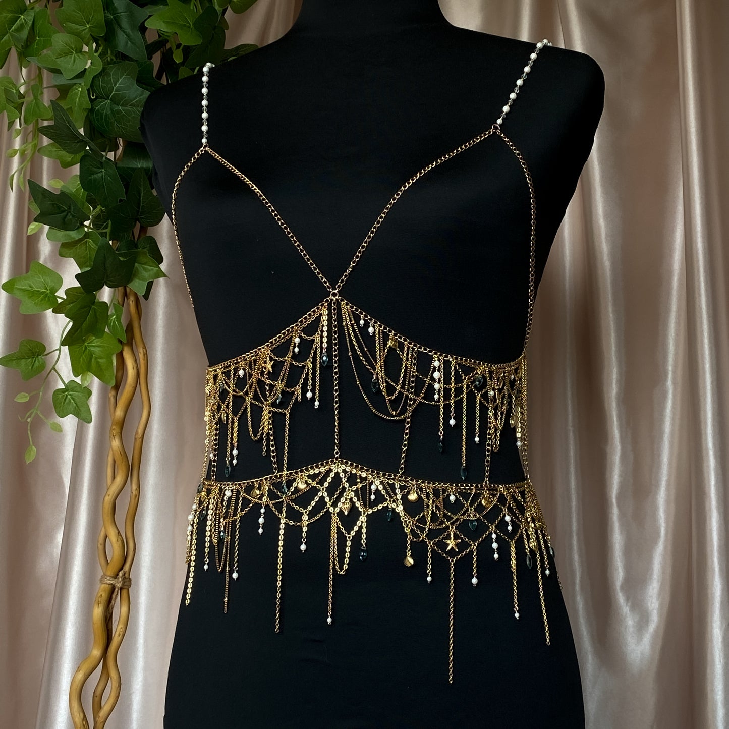 Mermaid Tears ~ Underbust Corset