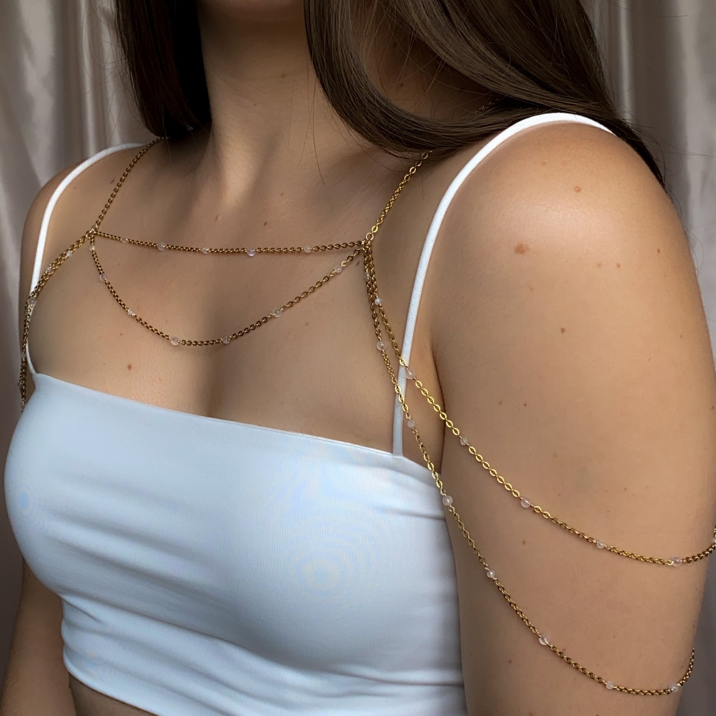 Celestine ~ Hand Chain Bracelet