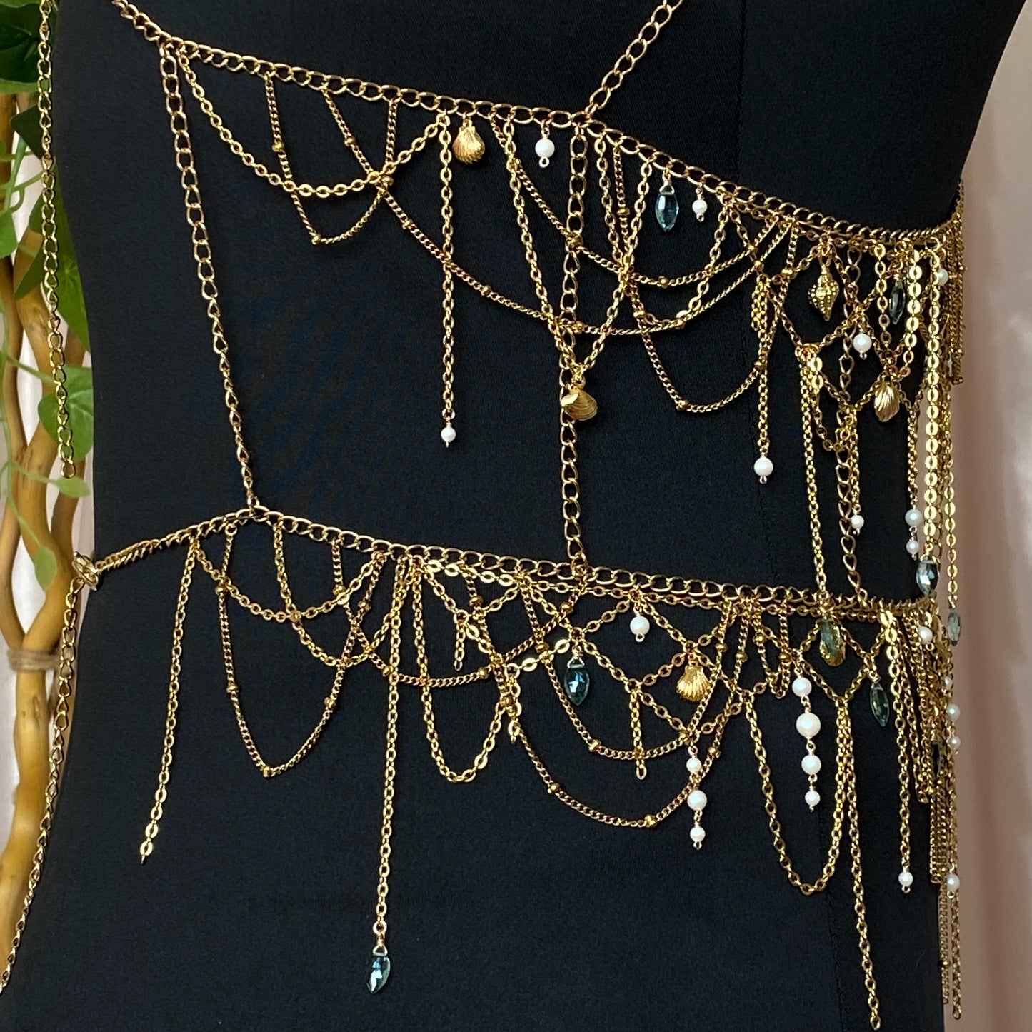 Mermaid Tears ~ Underbust Corset