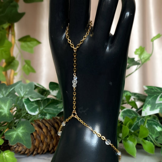 Celestine ~ Hand Chain Bracelet