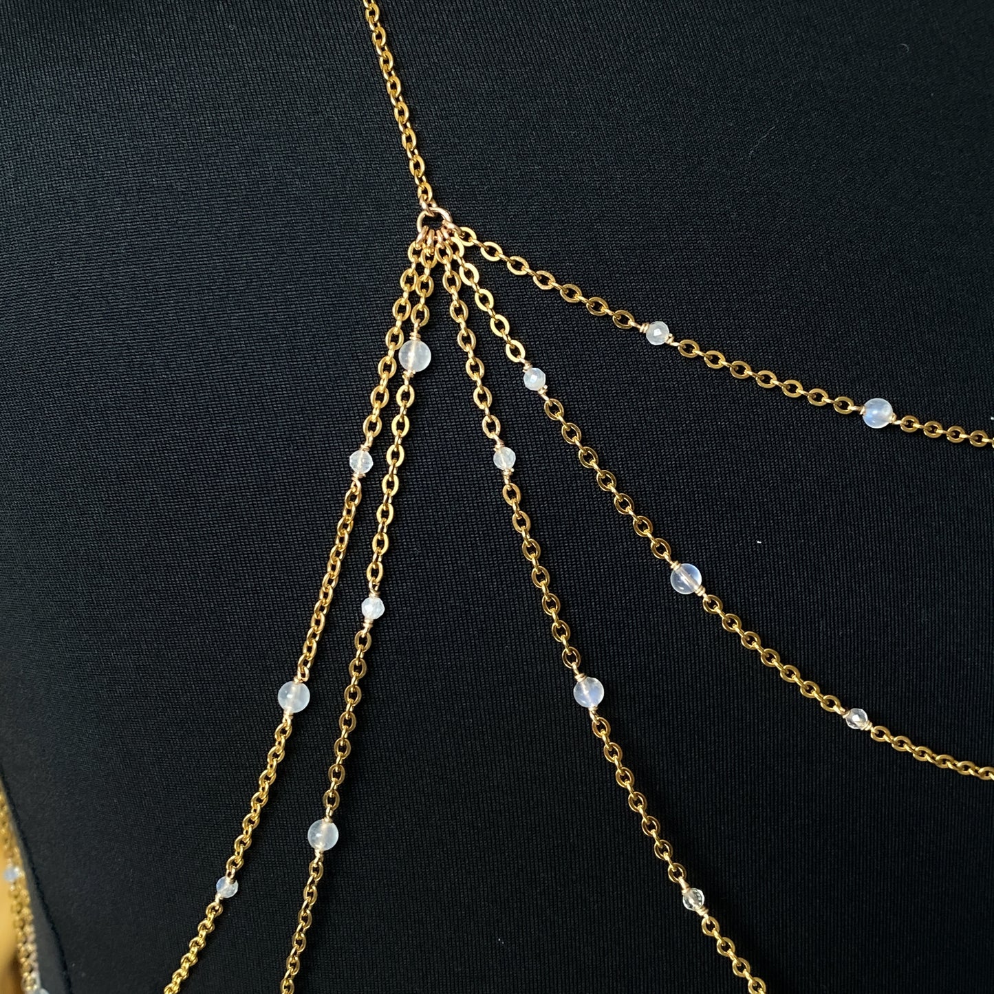 Celestine ~ Shoulder Necklace