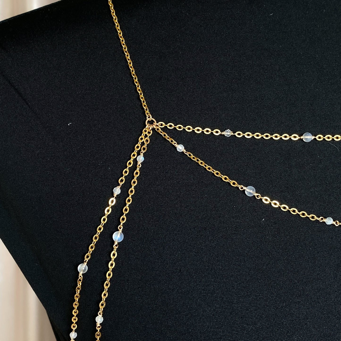 Celestine ~ Shoulder Necklace
