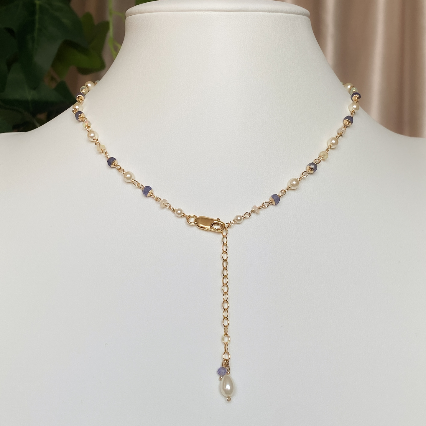 Tidepetal ~ Siren Inspired Bead Link Necklace
