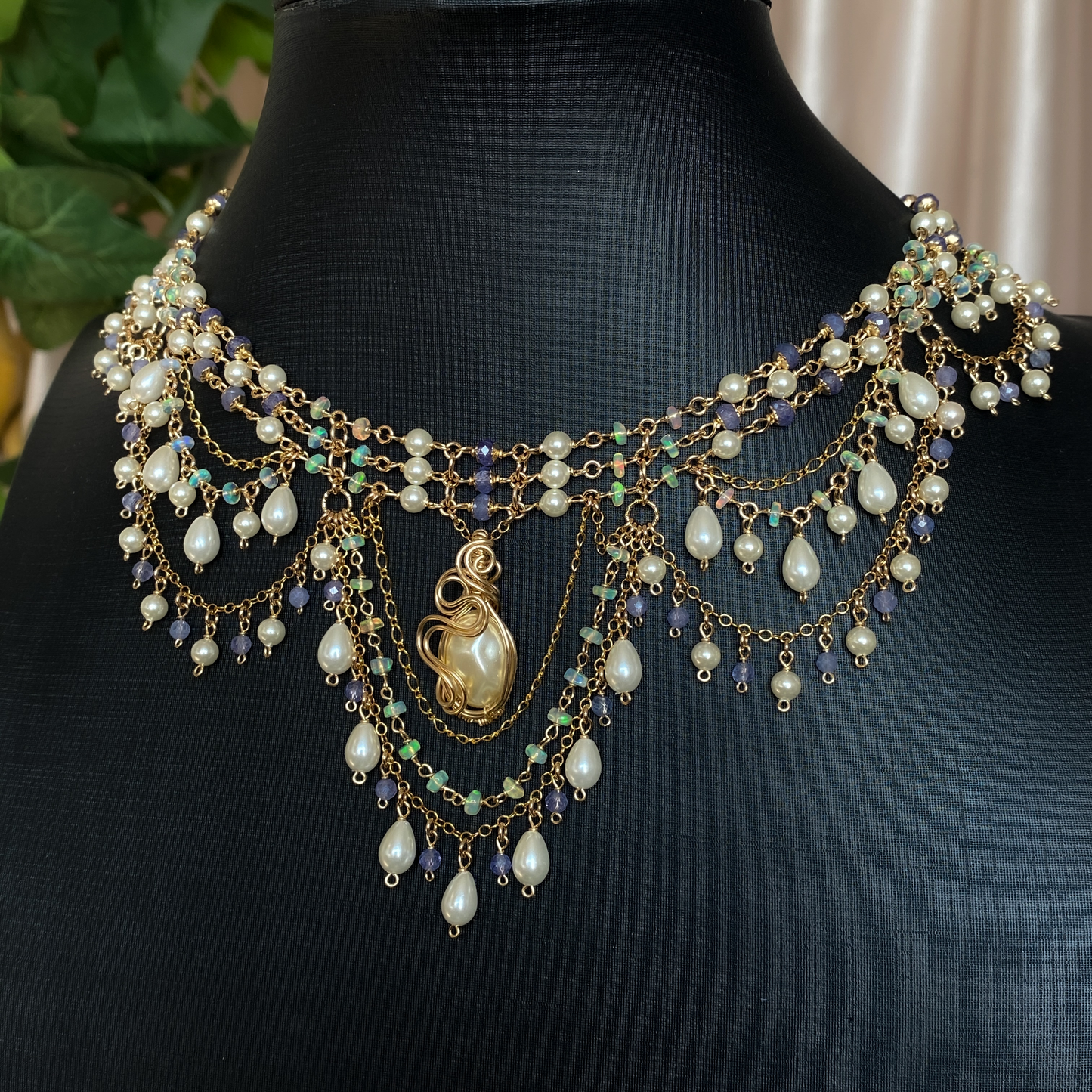 Tidepetal ~ Siren Inspired Chandelier Choker