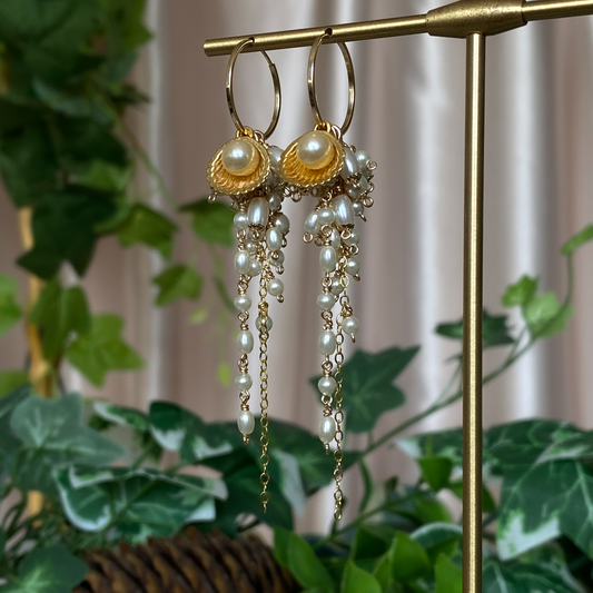Ocean Angel ~ Mermaid Cluster Earrings