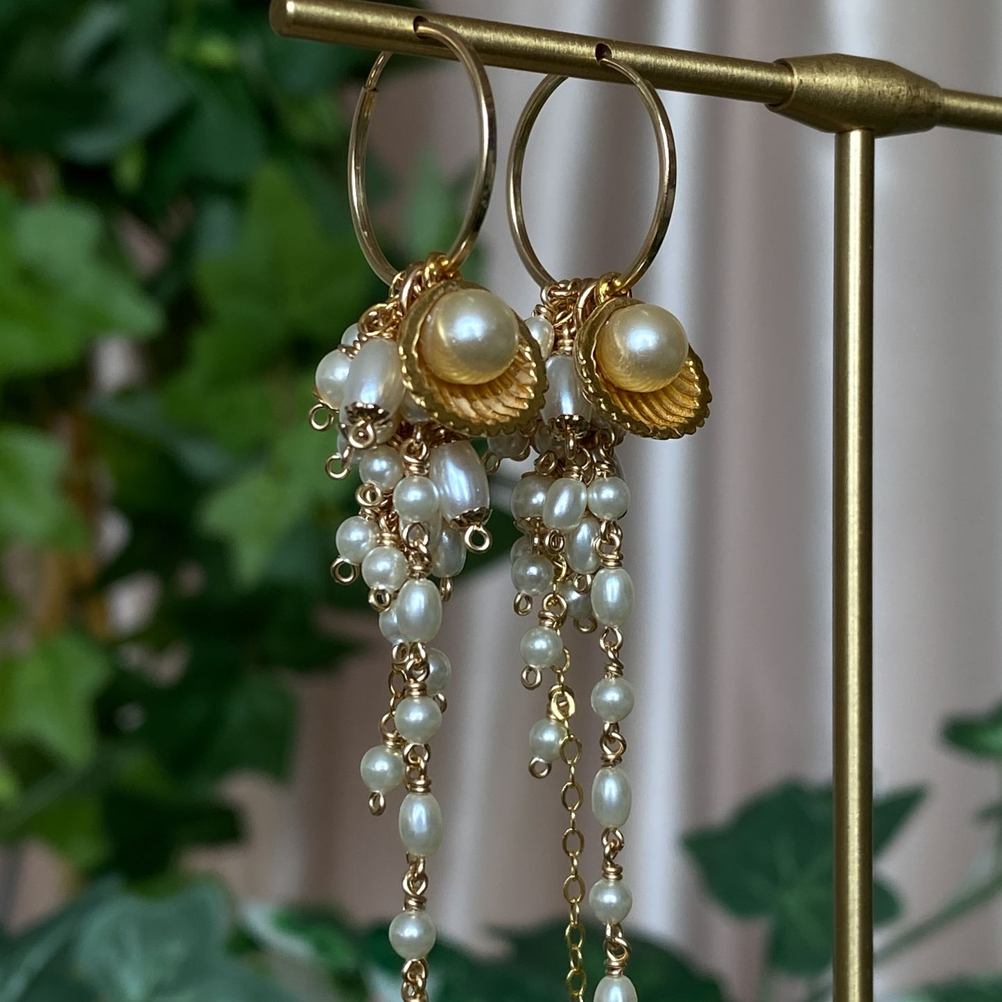 Ocean Angel ~ Mermaid Cluster Earrings