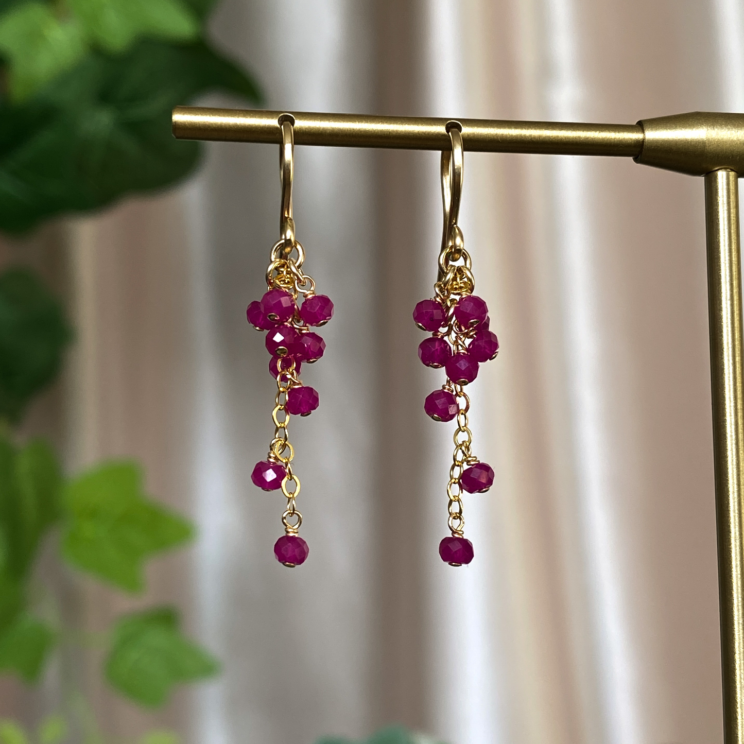 Marguerite ~ Mini Cluster Earrings