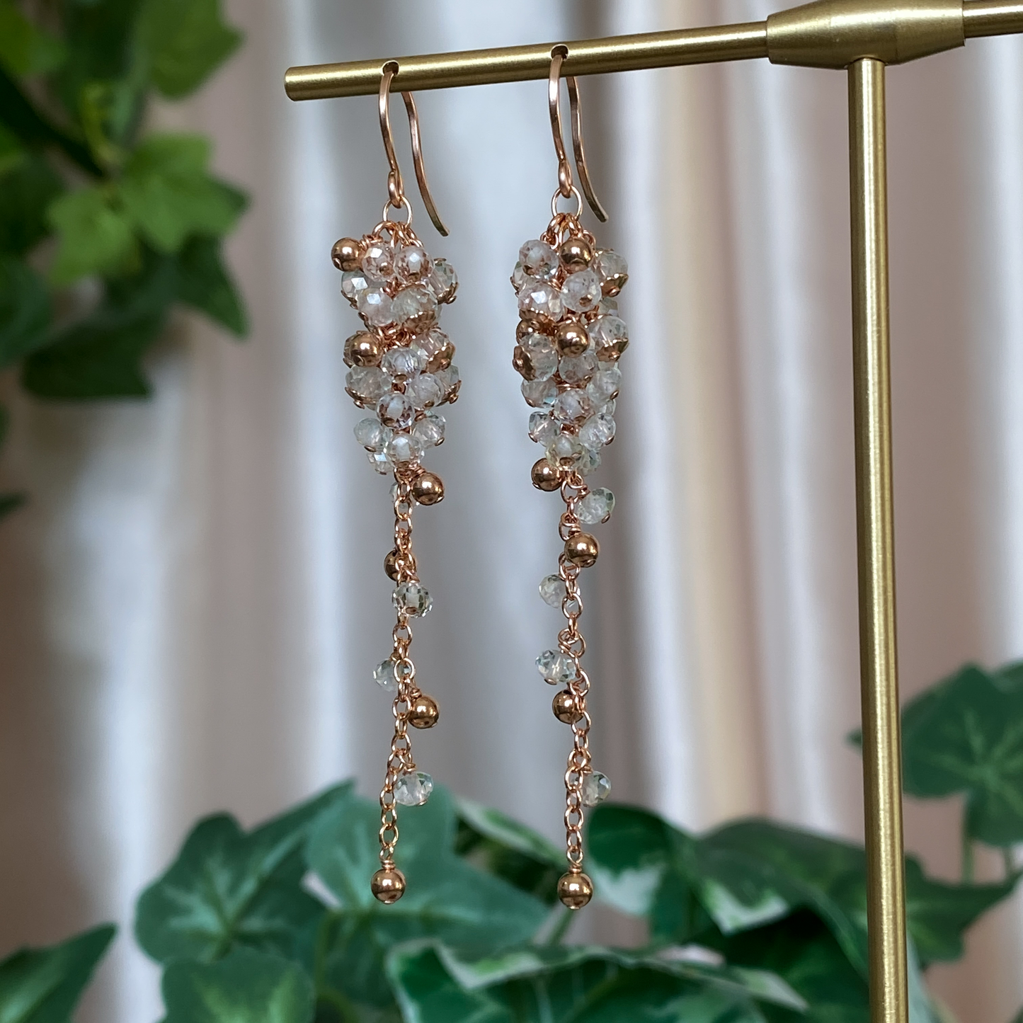 Betrothed ~ Bridal Cluster Earrings