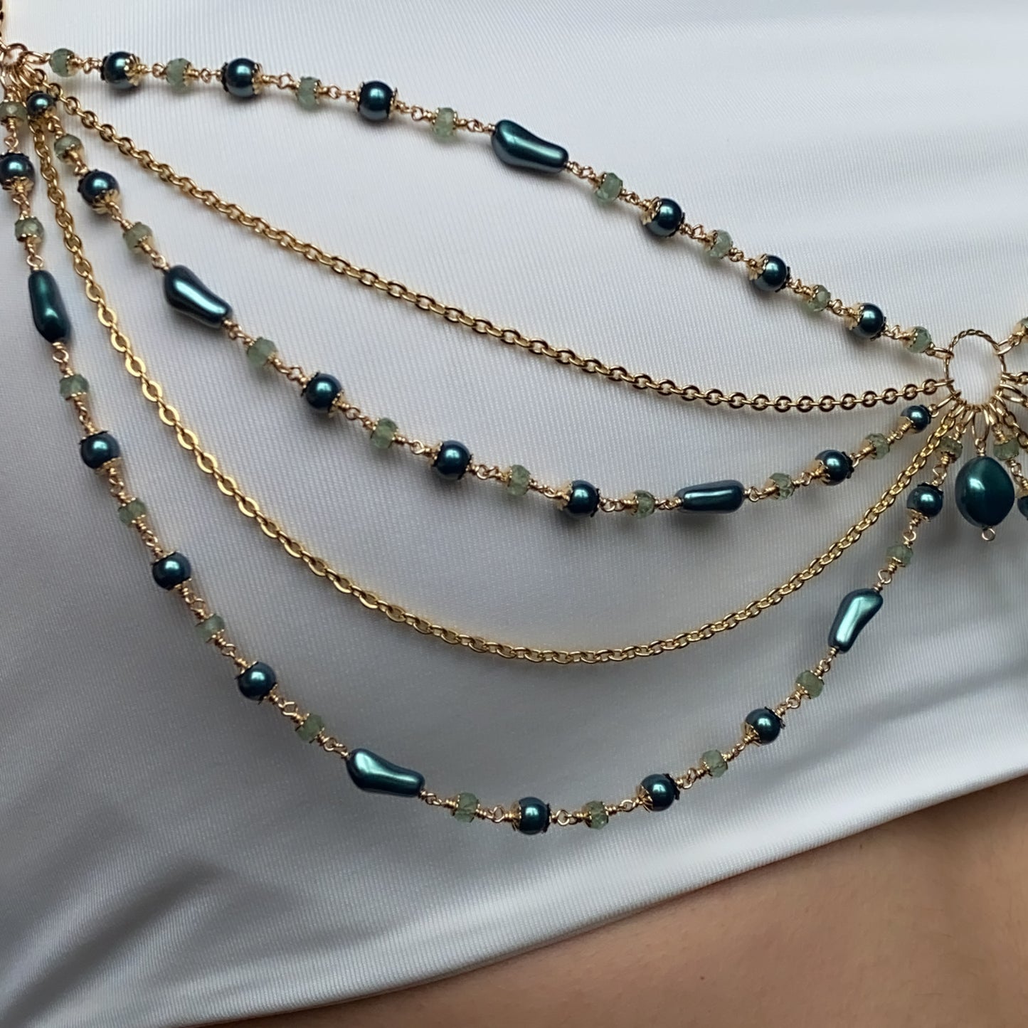 Lagoon Mermaid ~ Strapless Bralette