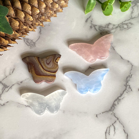 Gemstone Butterfly Carving