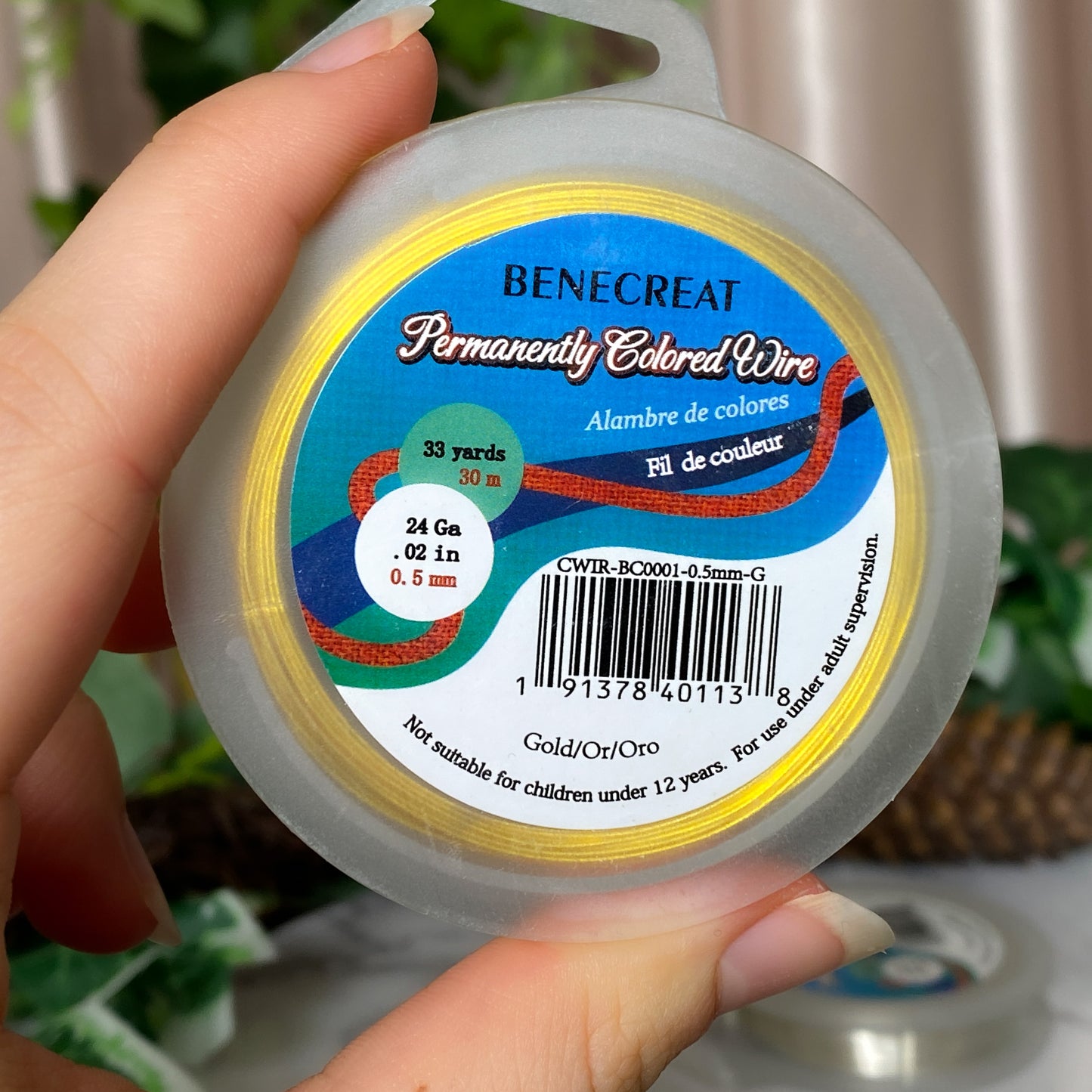 Benecreat Permanently Colored Wire 24 Gauge 2-Pack