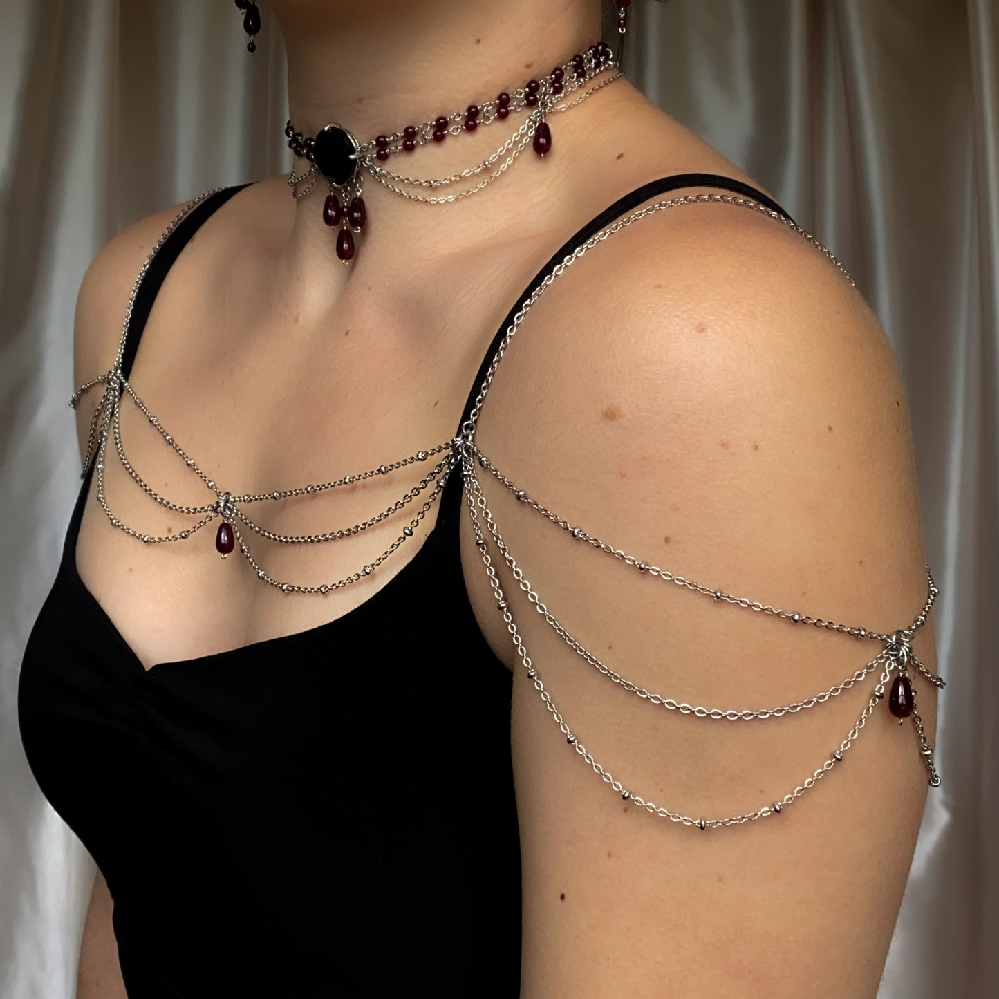 Sanguine ~ Shoulder Necklace