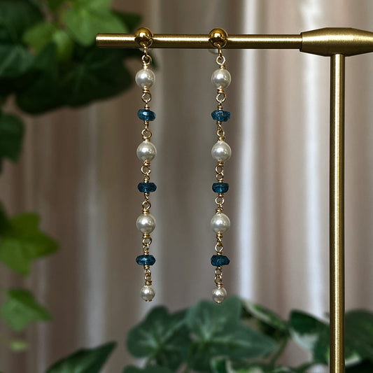 Tala ~ Pearl Sequence Earrings