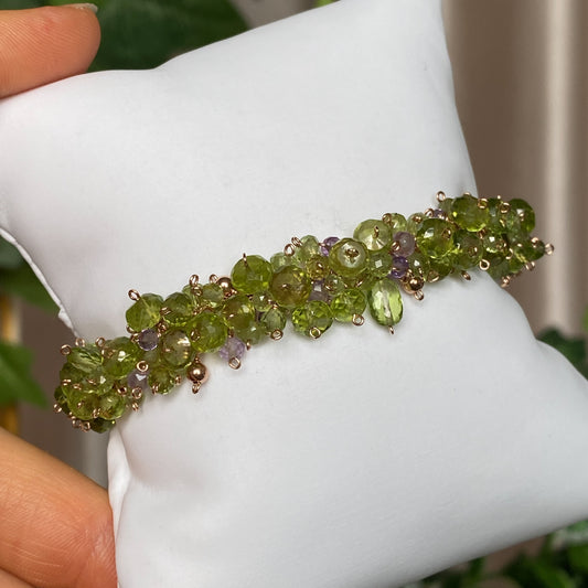 Bouquet ~ Spring Charm Cluster Bracelet