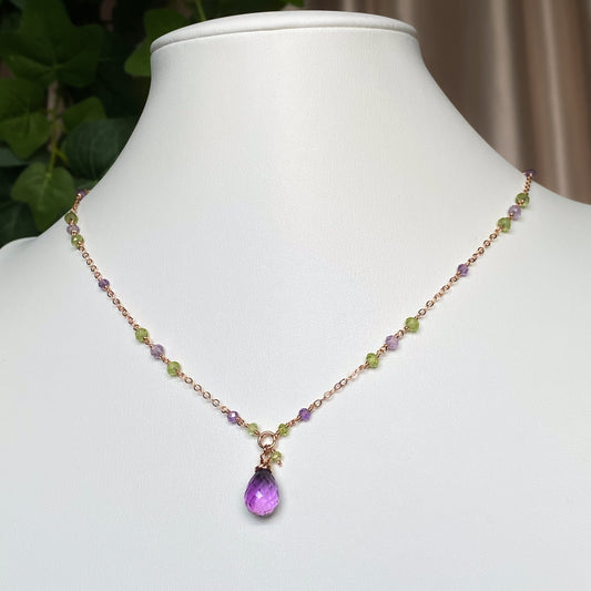 Bouquet ~ Satellite Chain Pendant Necklace
