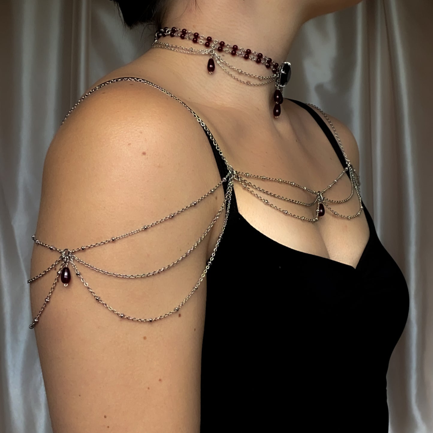 Sanguine ~ Shoulder Necklace