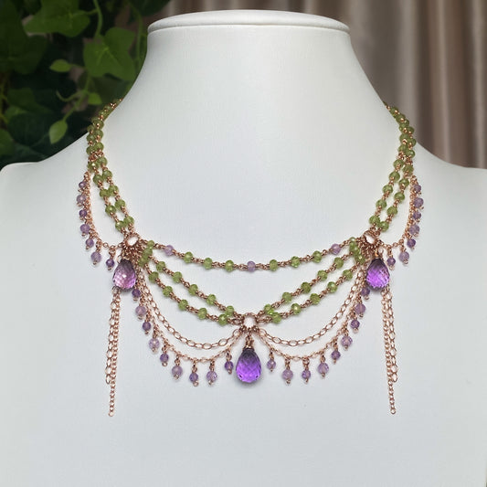 Bouquet ~ Spring Chandelier Choker