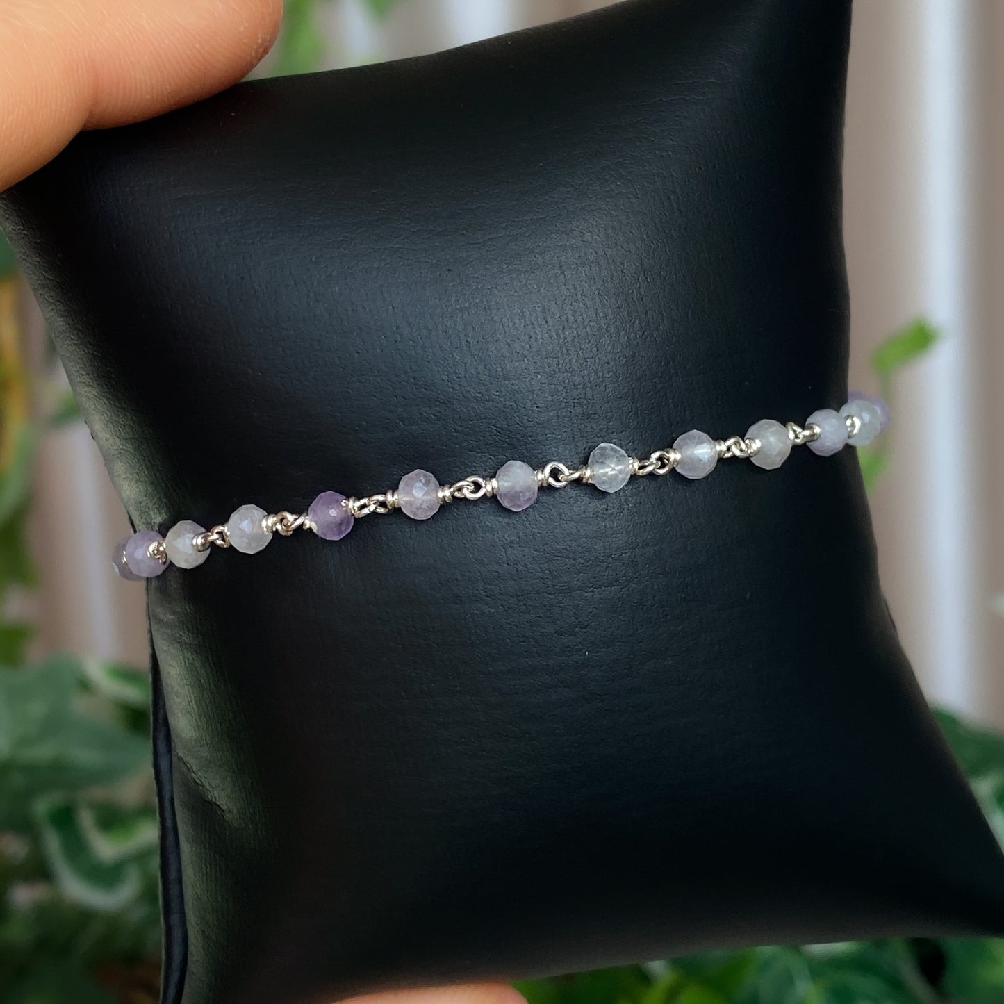 Jasmine ~ Lavender Amethyst and Sterling Silver Bracelet