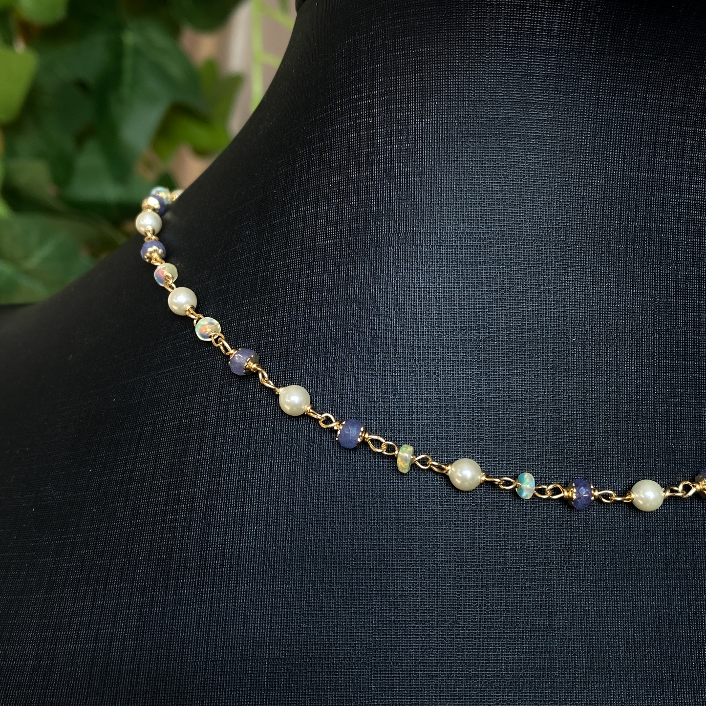 Tidepetal ~ Siren Inspired Bead Link Necklace
