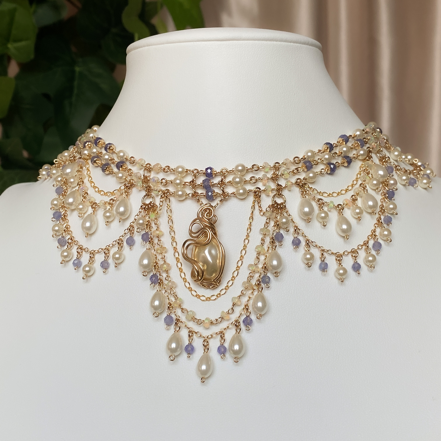 Tidepetal ~ Siren Inspired Chandelier Choker