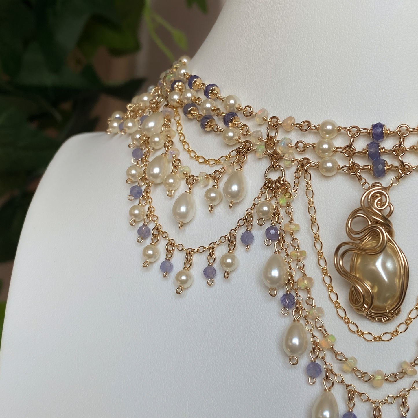 Tidepetal ~ Siren Inspired Chandelier Choker