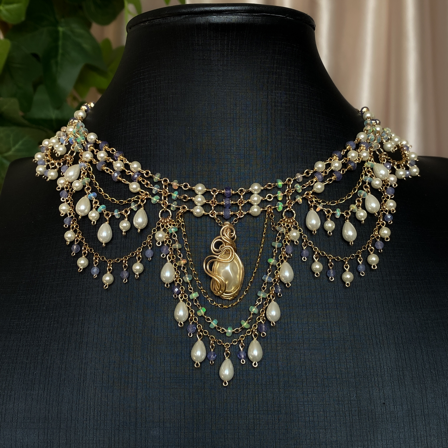 Tidepetal ~ Siren Inspired Chandelier Choker