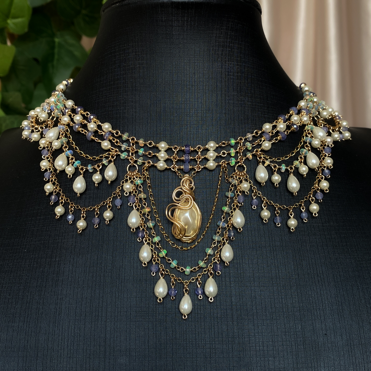 Tidepetal ~ Siren Inspired Chandelier Choker