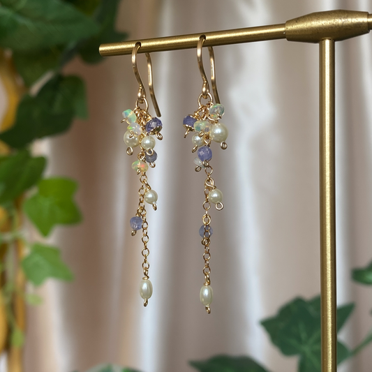 Tidepetal ~ Siren Inspired Cluster Earrings