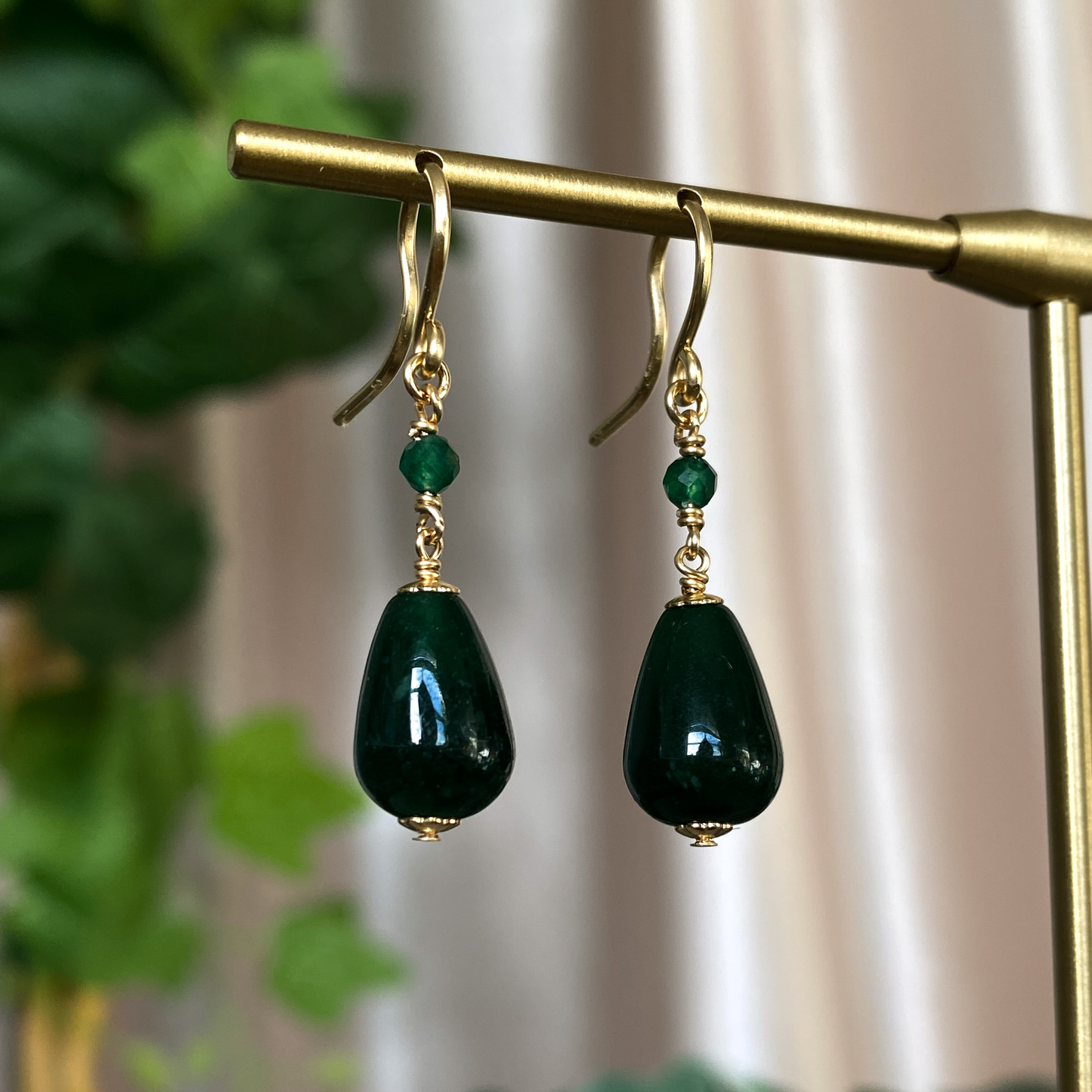 Genevieve ~ Teardrop Dangle Earrings