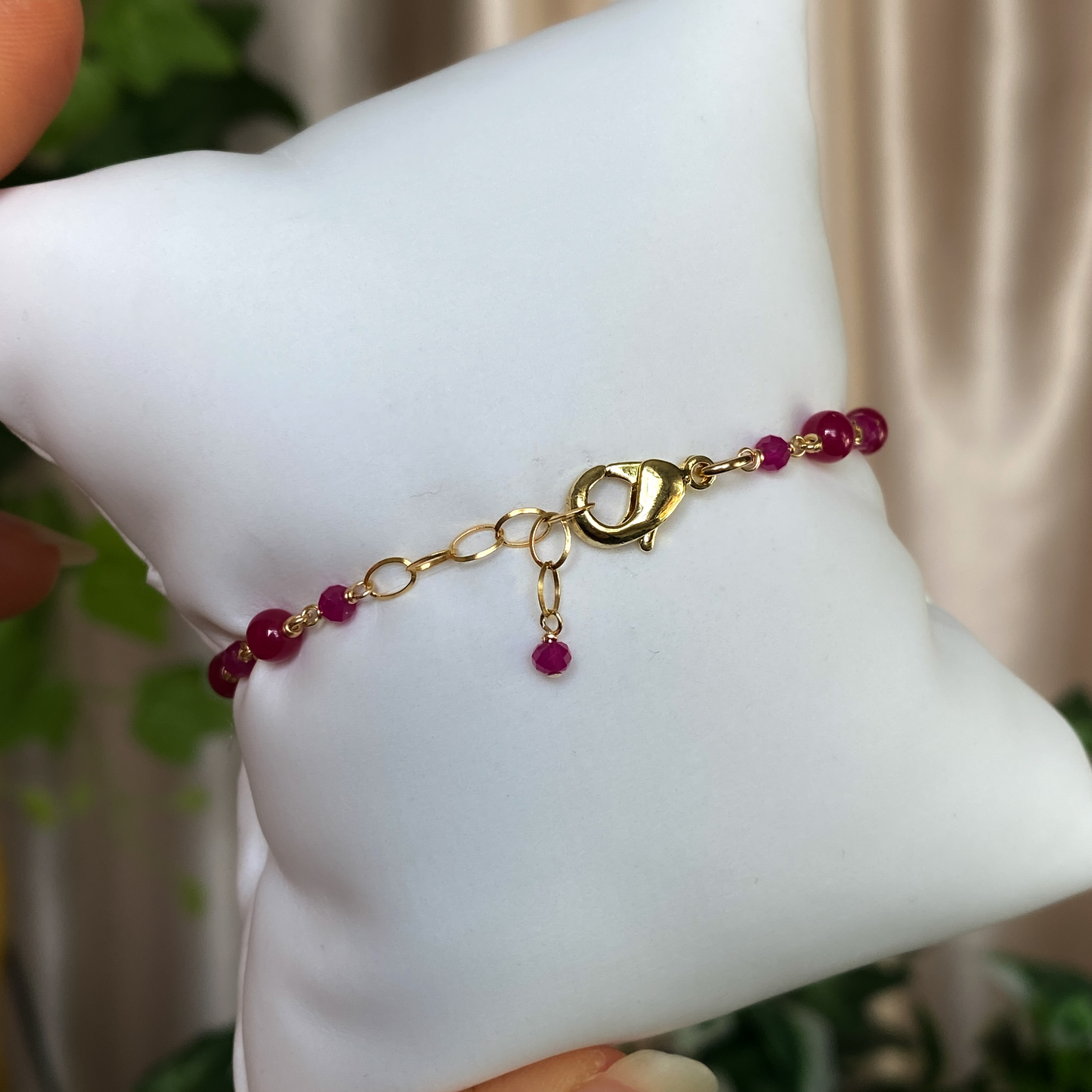 Marguerite ~ Bead Link Bracelet