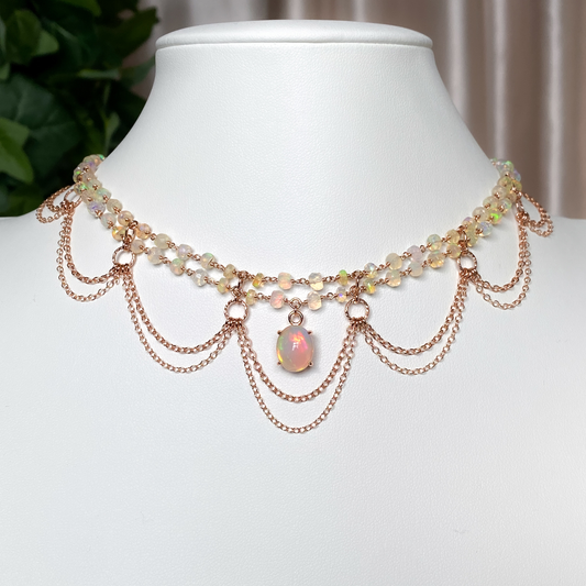 Juliet ~ Dainty Chandelier Choker