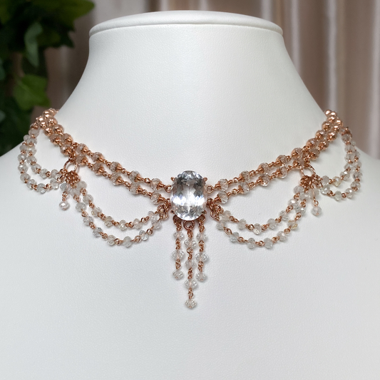 Betrothed ~ Bridal Chandelier Choker