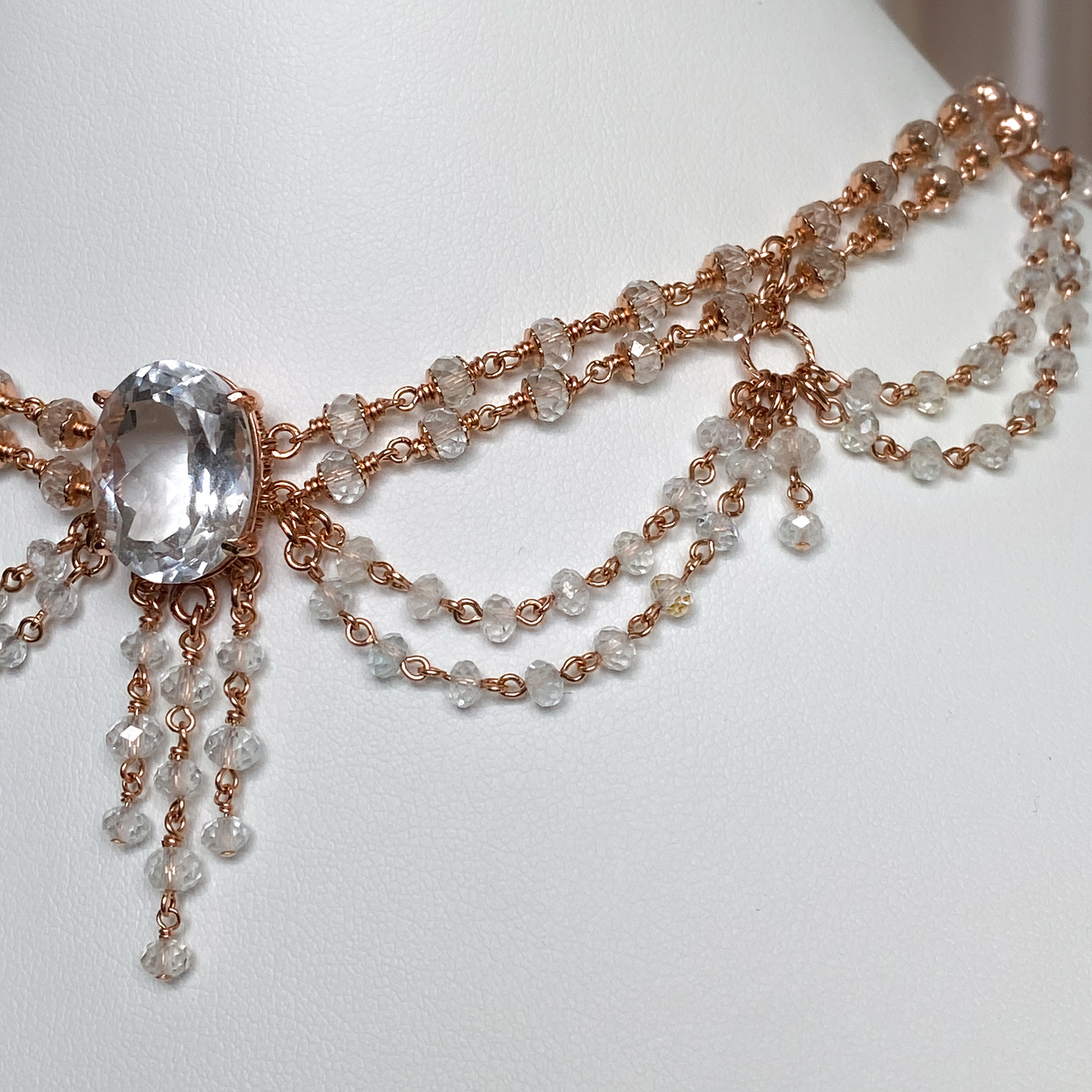 Betrothed ~ Bridal Chandelier Choker