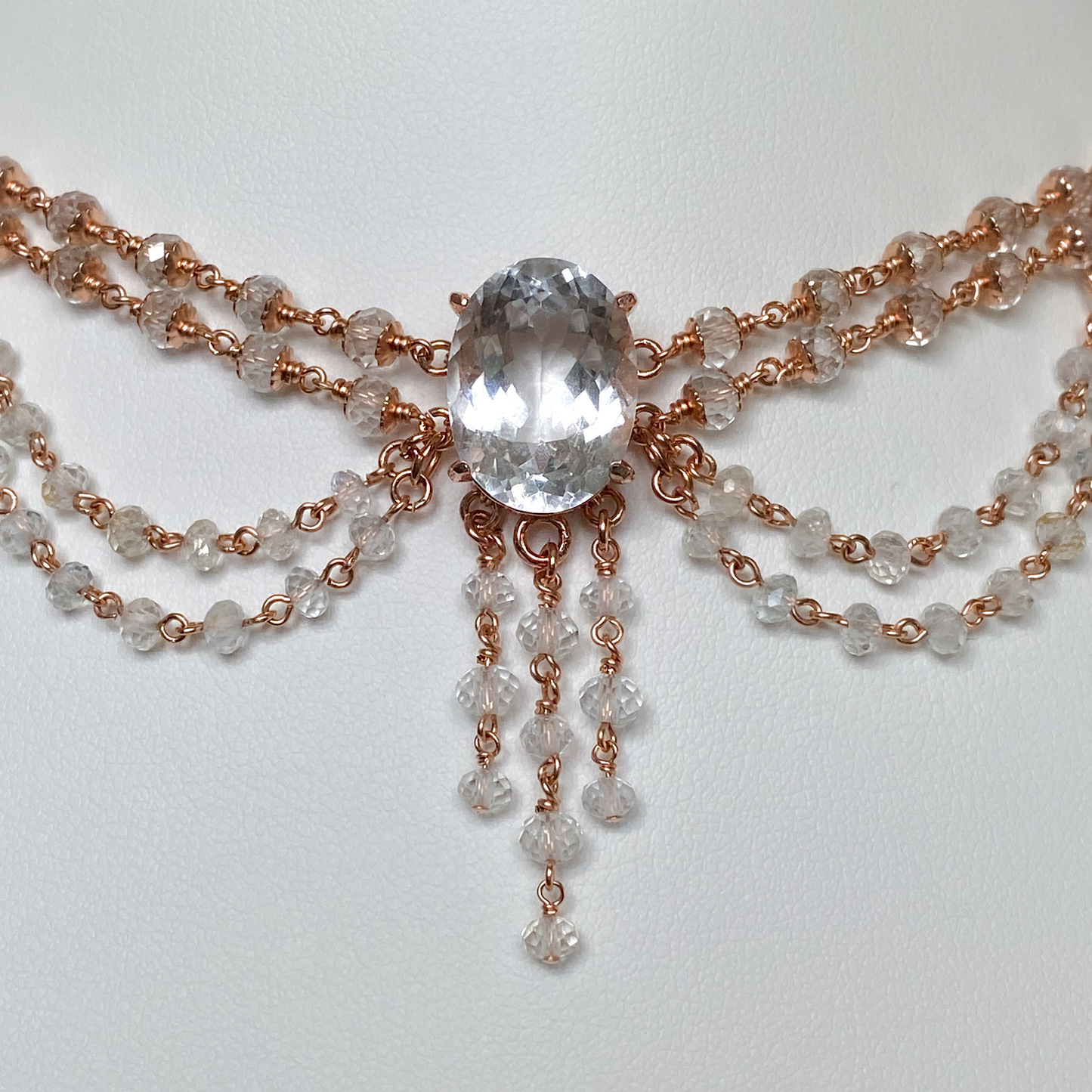 Betrothed ~ Bridal Chandelier Choker