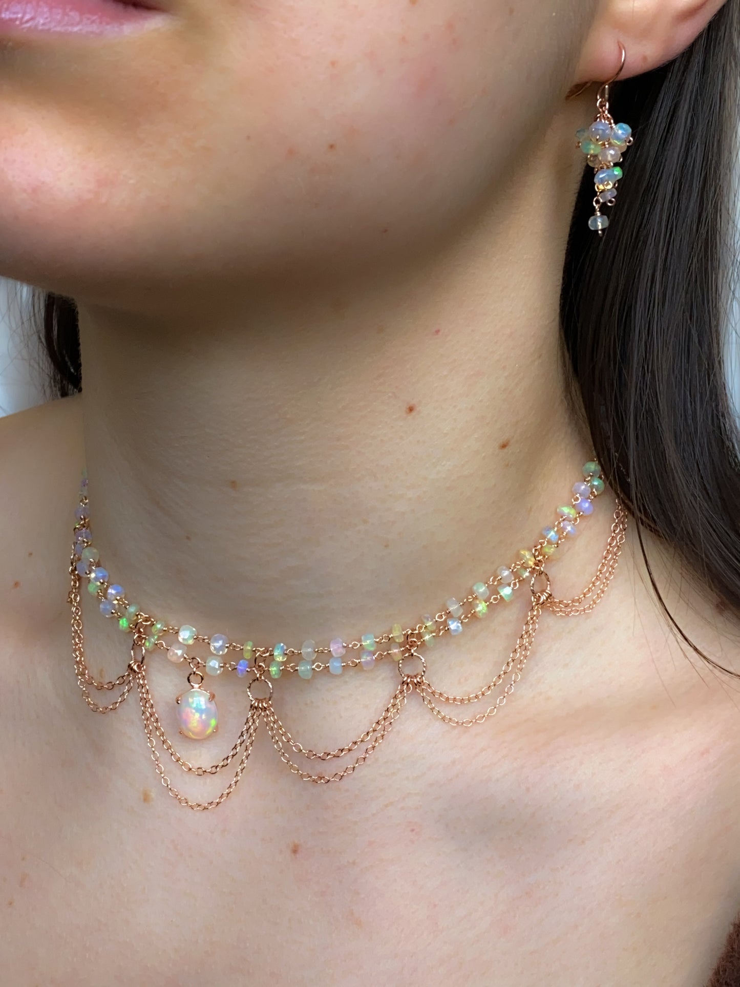 Juliet ~ Dainty Chandelier Choker